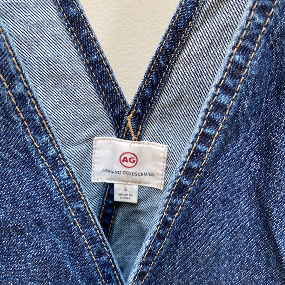 AG Adriano Goldschmied Mabel Denim Overalls Sz S - Picture 5 of 9